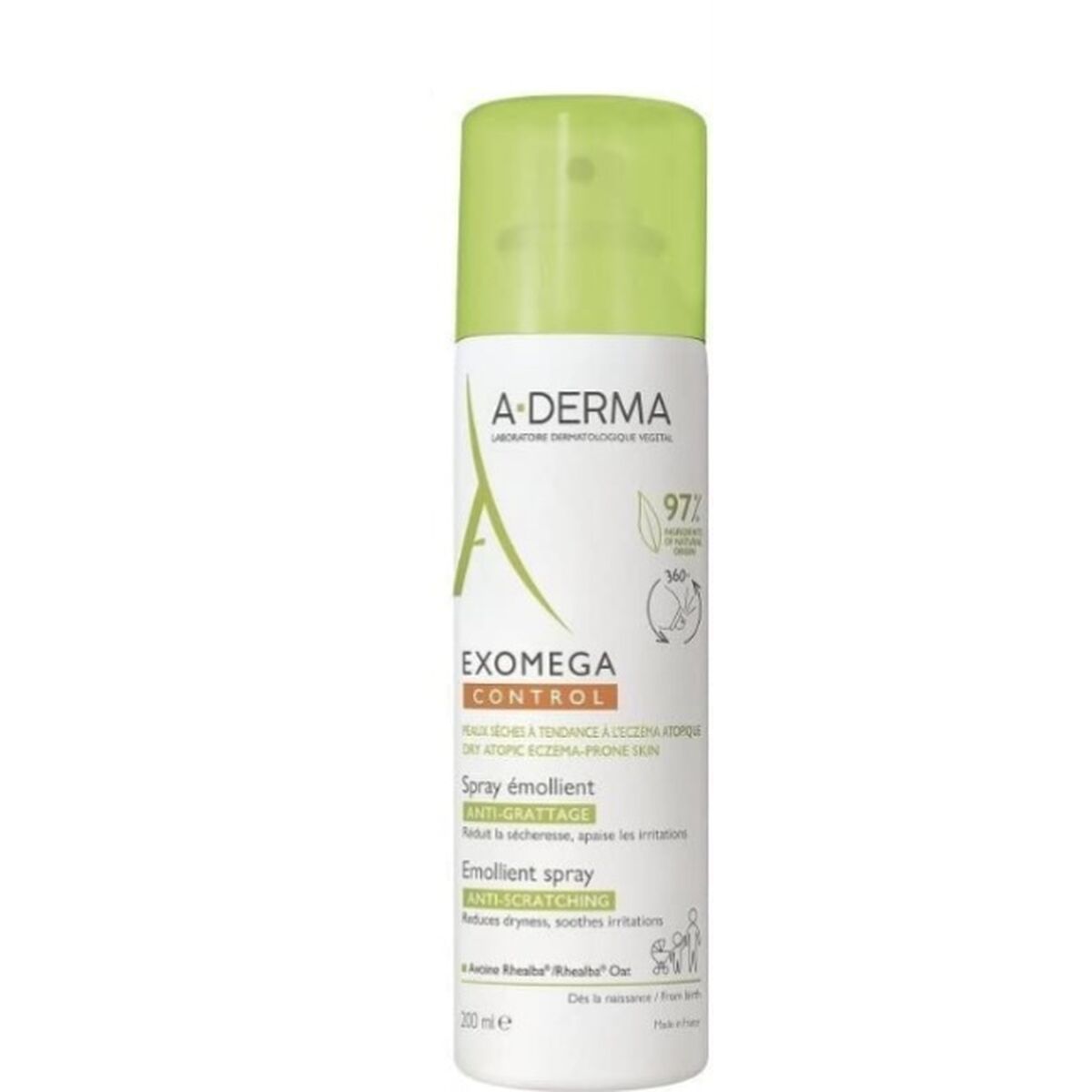 Sprej proti zčervenání A-Derma Exomega Control 200 ml